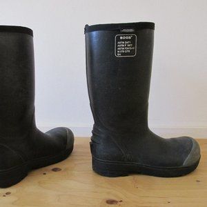 Bogs Rubber Work Boots, Steel Toe, Insulated